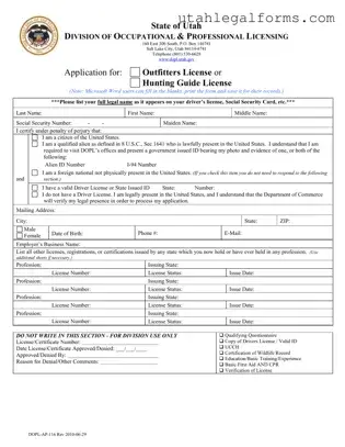 Fill a Valid Dopl Ap 116 Template