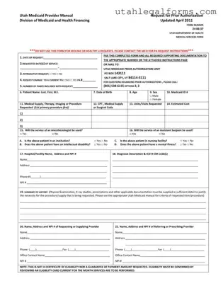 Fill a Valid Utah 24 06 37 Template