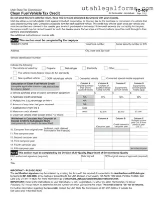 Fill a Valid Utah Tc 40V Template